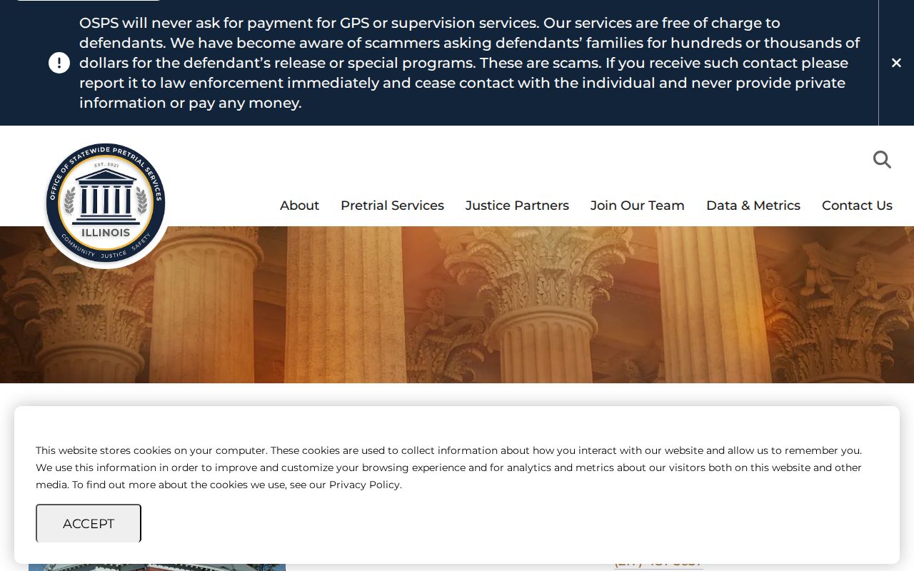 Brown County pretrial release services contact page